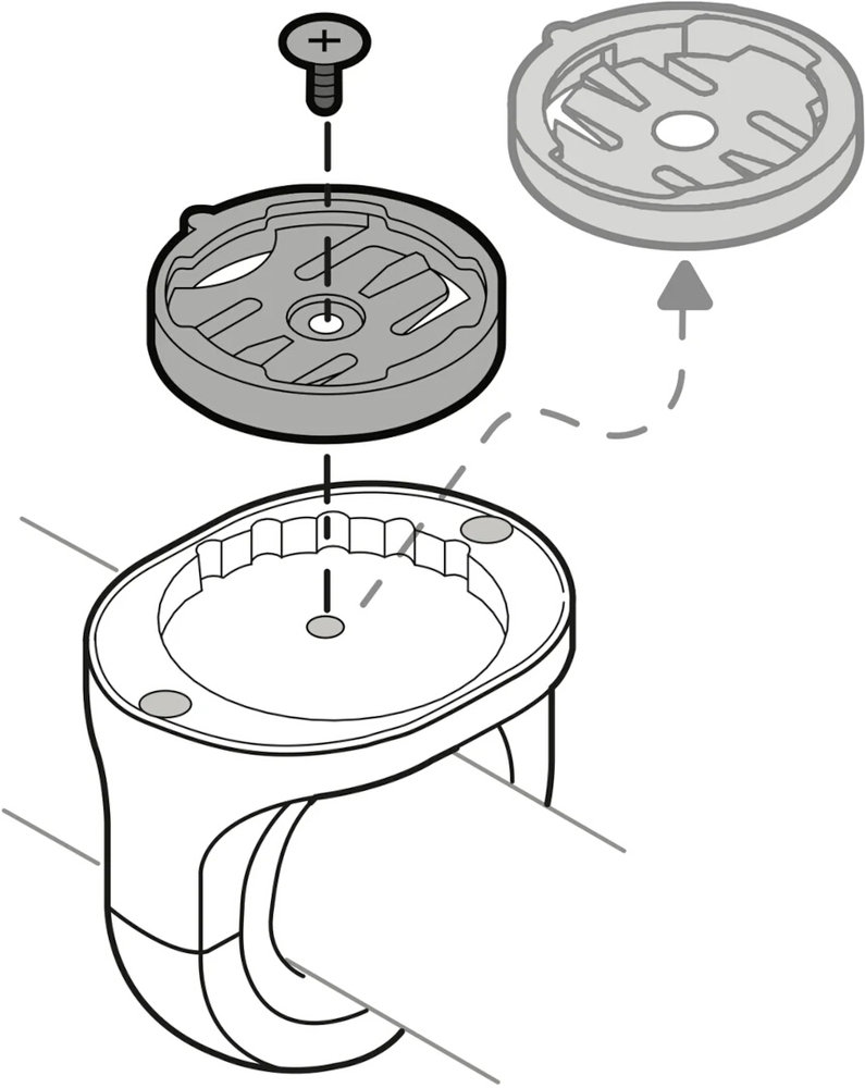 Beeline Adapter Moto II Navigation System to Moto Handlebar Mount