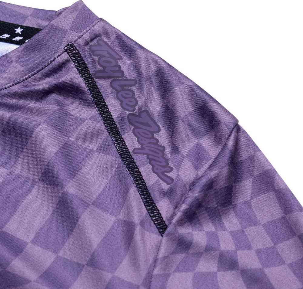 Troy Lee Designs Lilium LS Twisted Checkers Ladies Bicycle Jersey