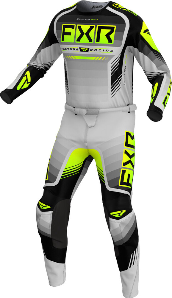 FXR Clutch Pro Hi Vis 2024 Motocross Jersey