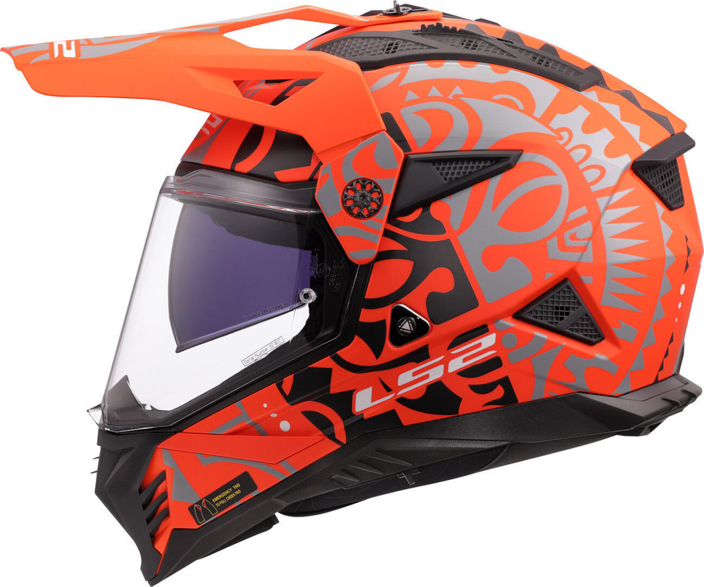 LS2 MX702 Pioneer II Rangi Motocross Helmet