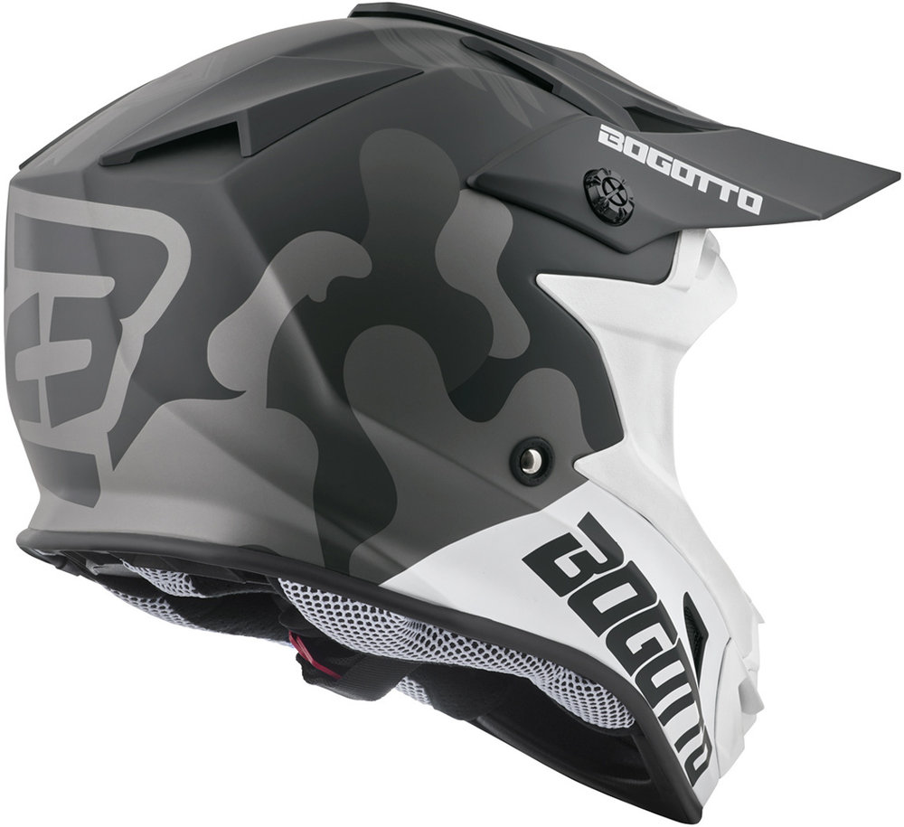 Bogotto V328 Camo Fiberglass Motocross Helmet