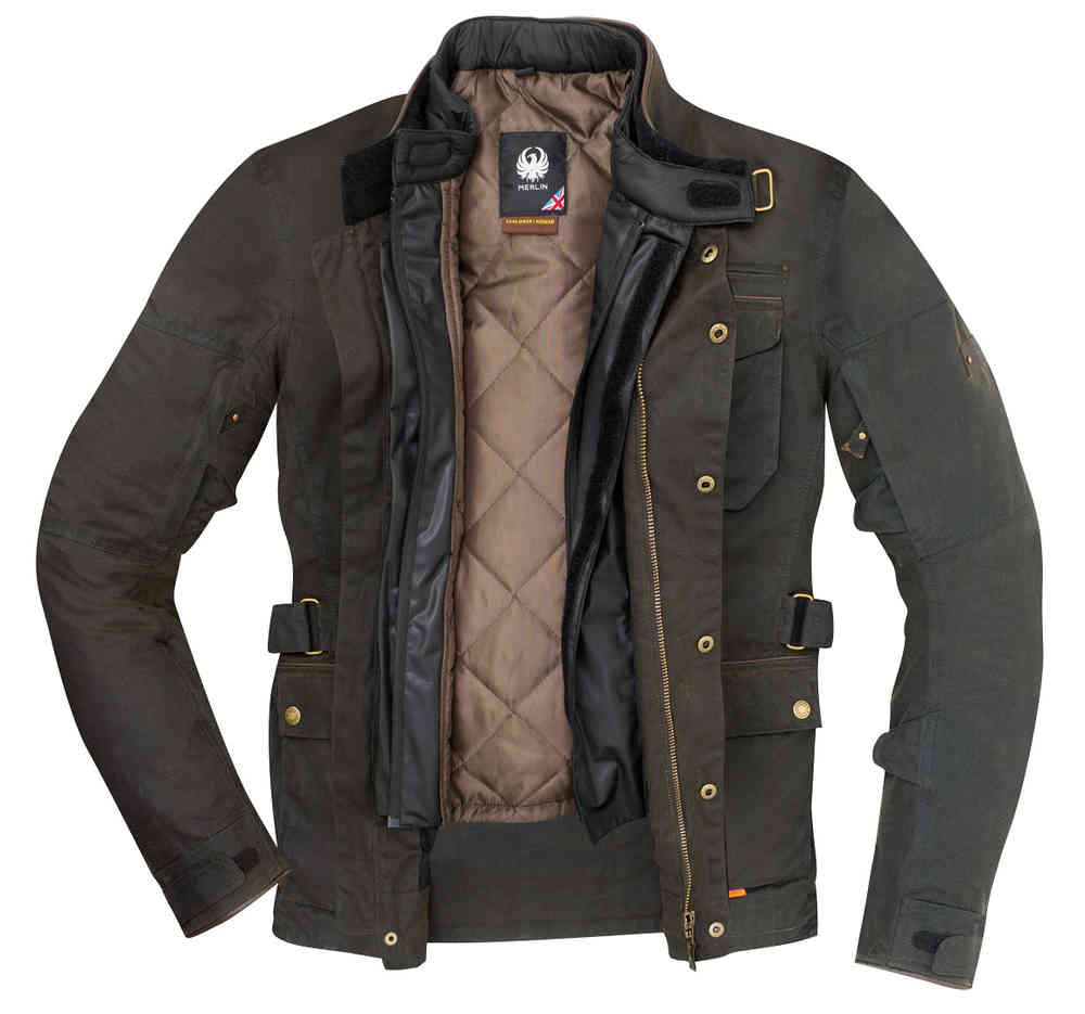 Merlin Monty D3O Wax Explorer Motorcycle Textile Jacket