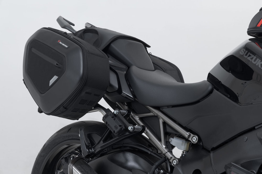 SW-Motech PRO BLAZE H saddlebag set - Black. Suzuki GSX-S 1000 GT (21-).