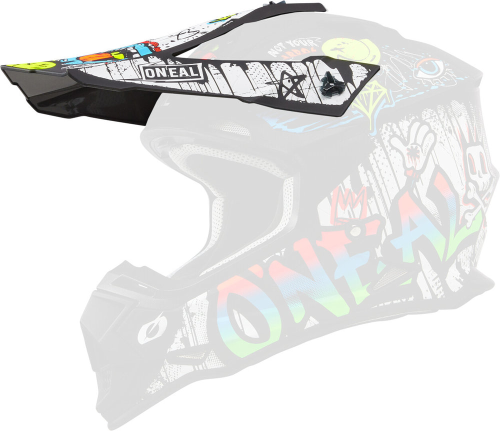Oneal 2SRS Rancid multicoloured Motocross Helmet