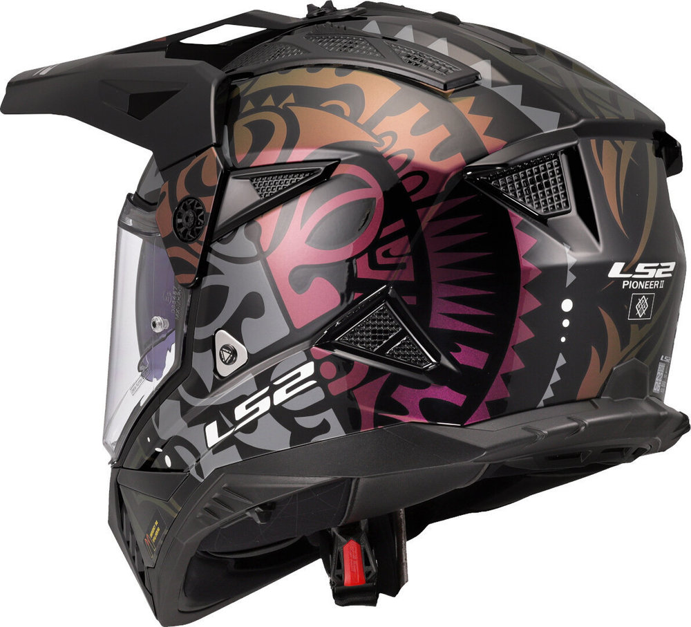 LS2 MX702 Pioneer II Rangi Motocross Helmet