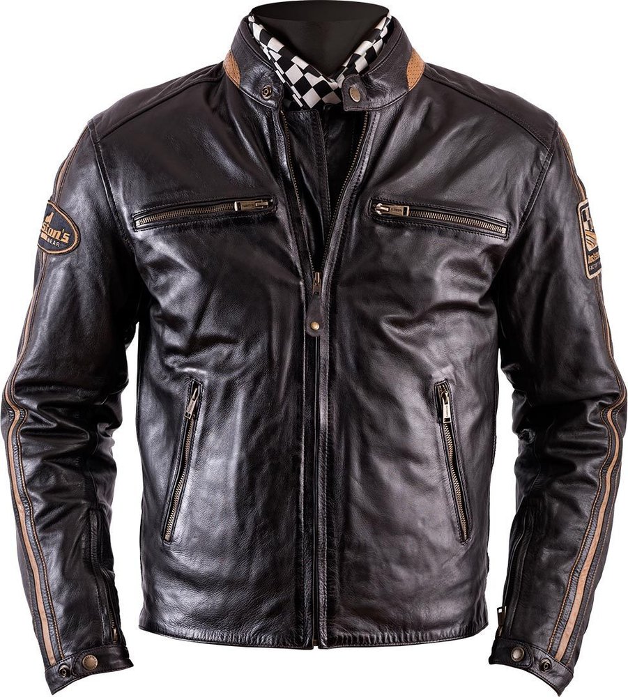 Helstons ACE Rag Motorcycle Leather Jacket