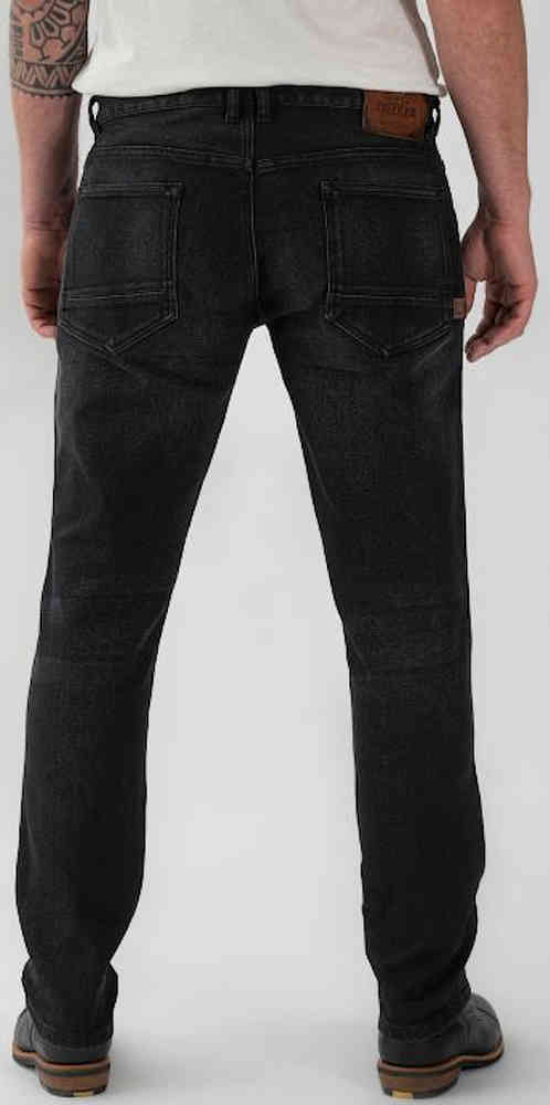 Rokker Rokkertech Tapered Slim Black Motorcycle Jeans