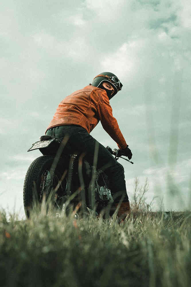 Fuel Bourbon Motorcycle Leather Jacket