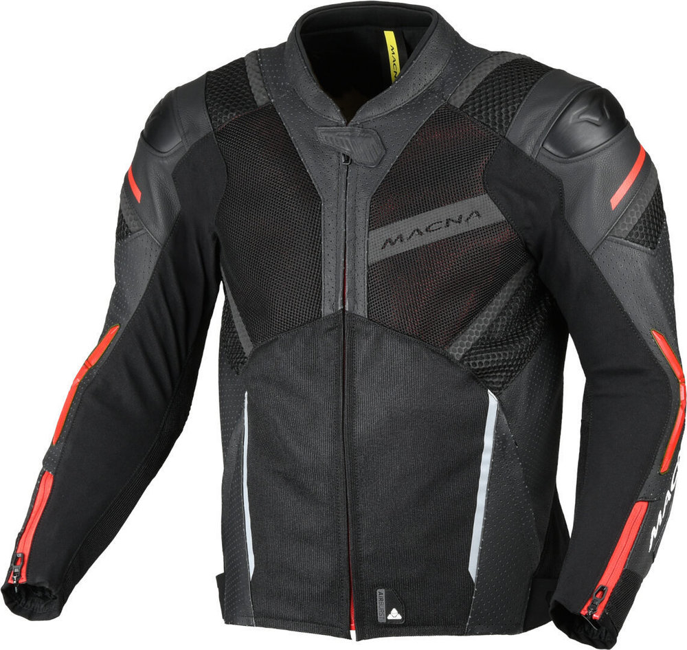 Macna Galvic perforated Motorcycle Leather/Textile Jacket