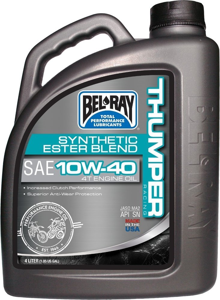 Bel-Ray Thumper Racing 10W-40 Motor Oil 4 Litres