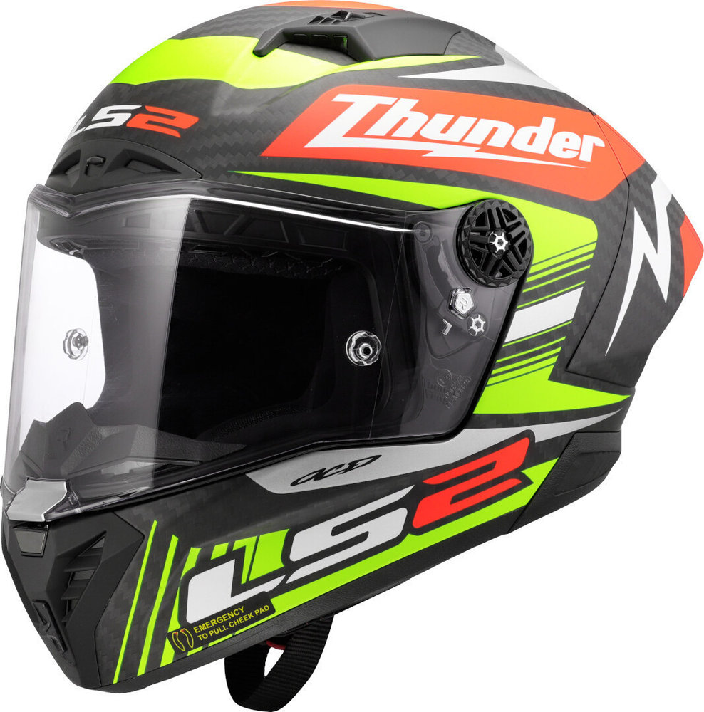 LS2 FF805 Thunder GP Black Replica Carbon Helmet