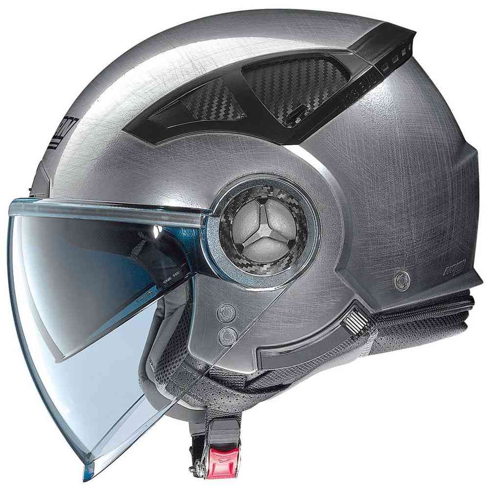 Nolan N33 Evo Classic Scratched Chrome Jet Helmet