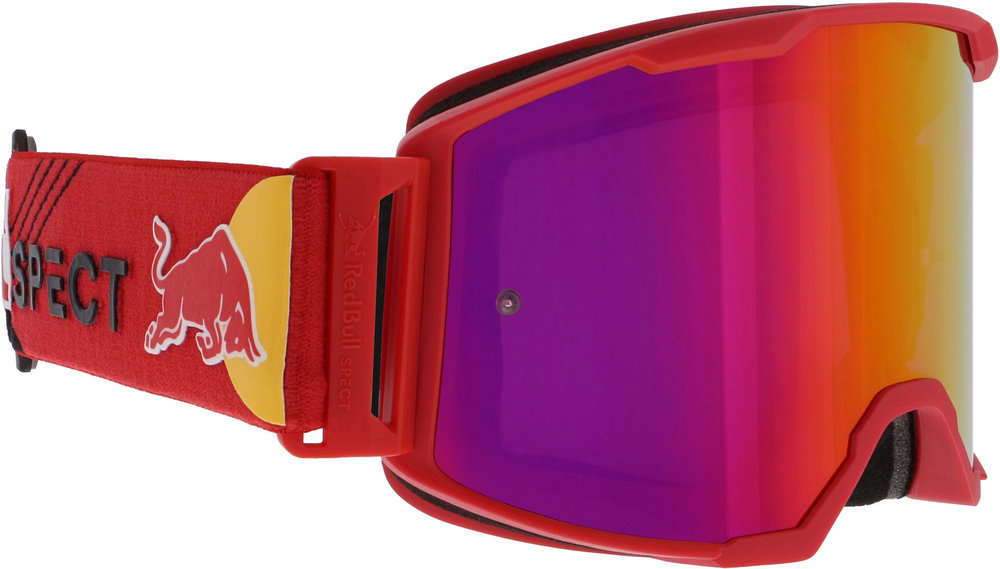 Red Bull SPECT Eyewear Strive Mirrored 006 Motocross Goggles