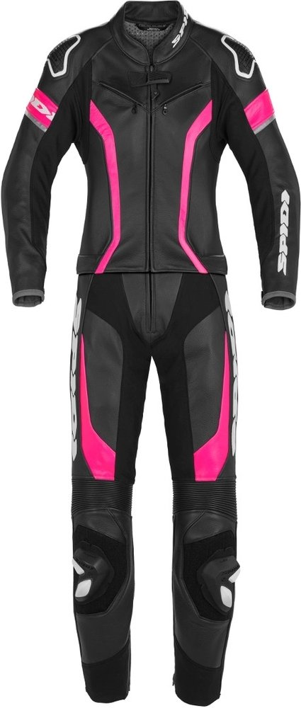 Spidi Laser Touring Two Piece Ladies Motorcycle Leather Suit