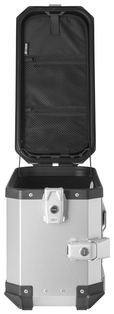 FC-Moto Terreno EVO Silver 36 L Alu Side Case Set + Lock Cylinder Set