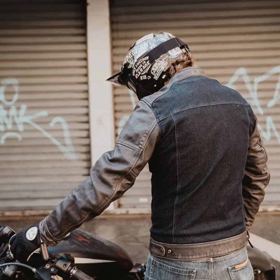 HolyFreedom Zero Denim Motorcycle Leather/Textile Jacket