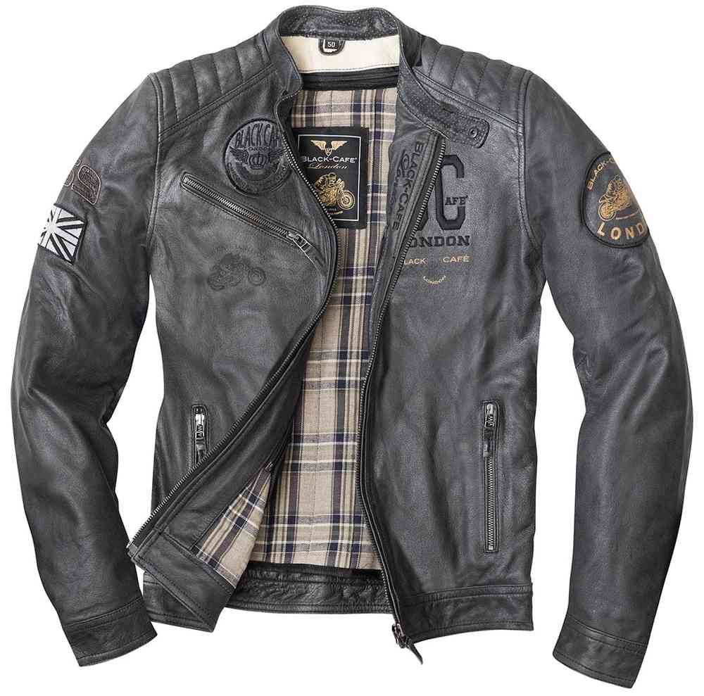 Black-Cafe London Rocka motorcycle leather jacket 2nd choice item