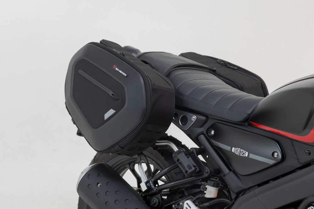 SW-Motech PRO BLAZE H saddlebag set - Black. Yamaha XSR 125 (21-).