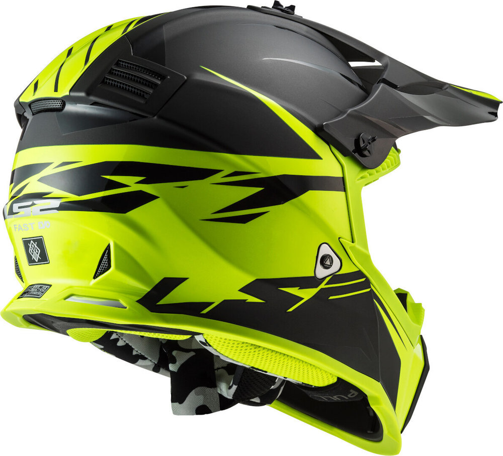 LS2 MX437 Fast Evo Roar Motocross Helmet