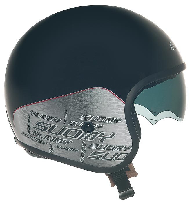 Suomy 70's Home Jet Helmet Black
