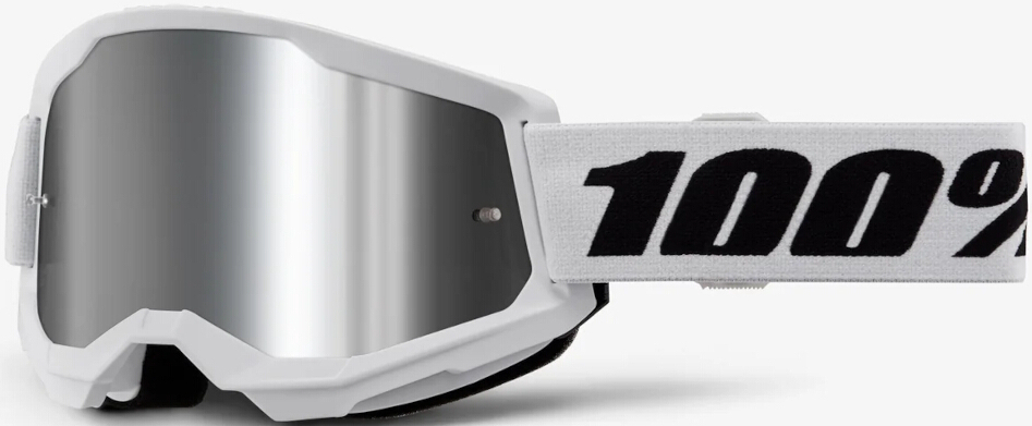 100% Strata 2 Essential Chrome Motocross Goggles