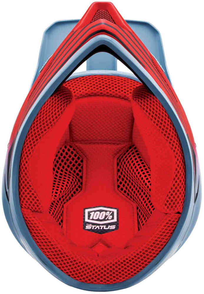 100% Status Stripes Youth Downhill Helmet