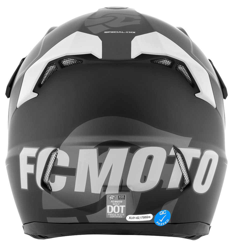 FC-Moto Merkur Straight Motocross Helmet