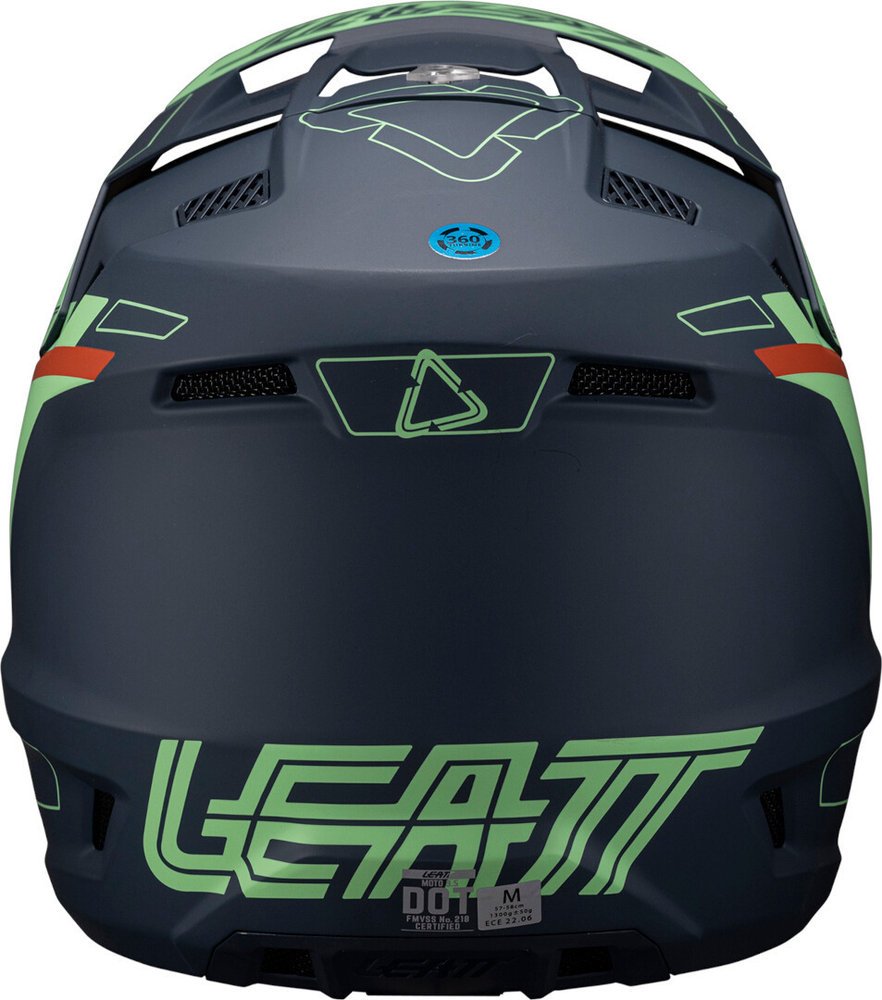 Leatt 3.5 Angled Motocross Helmet with Goggles
