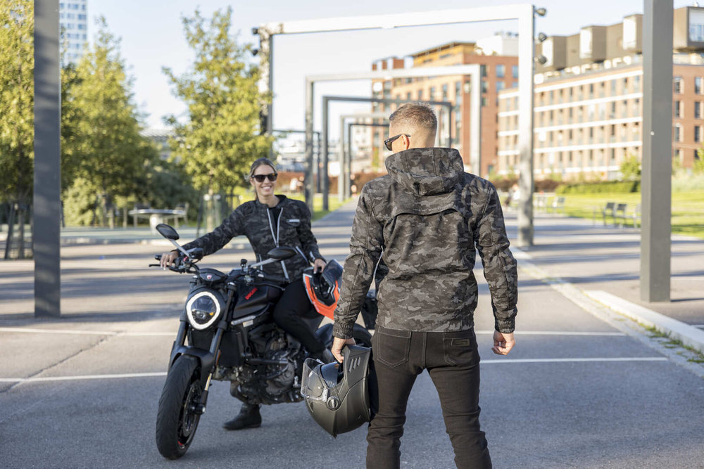 Lindstrands Frisen Camo Motorcycle Textile Jacket