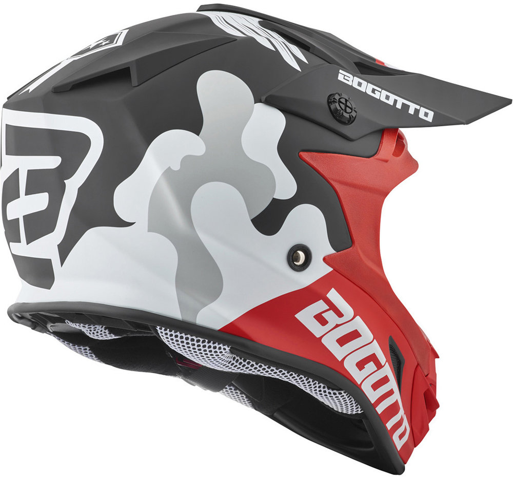 Bogotto V328 Camo Fiberglass Motocross Helmet