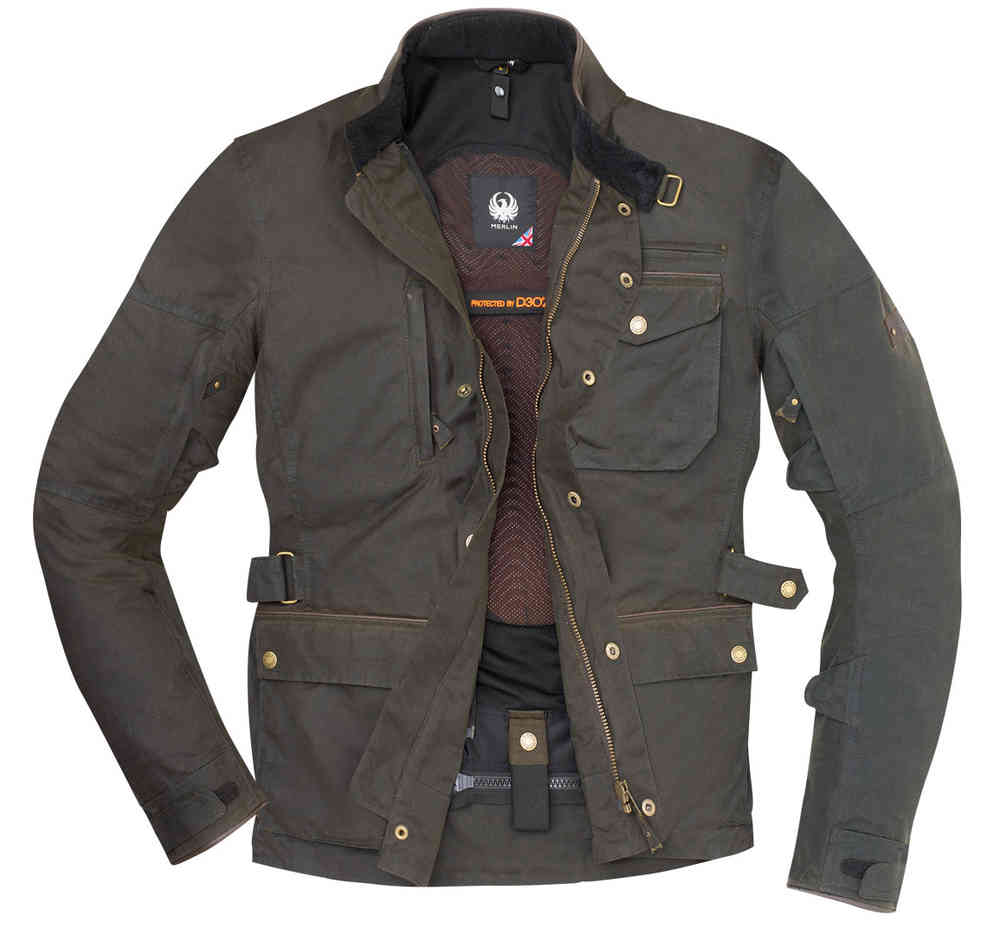 Merlin Monty D3O Wax Explorer Motorcycle Textile Jacket