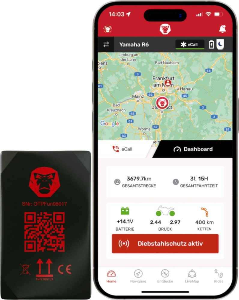 RideLink WingMan 2G, IP54 Tracking Modul