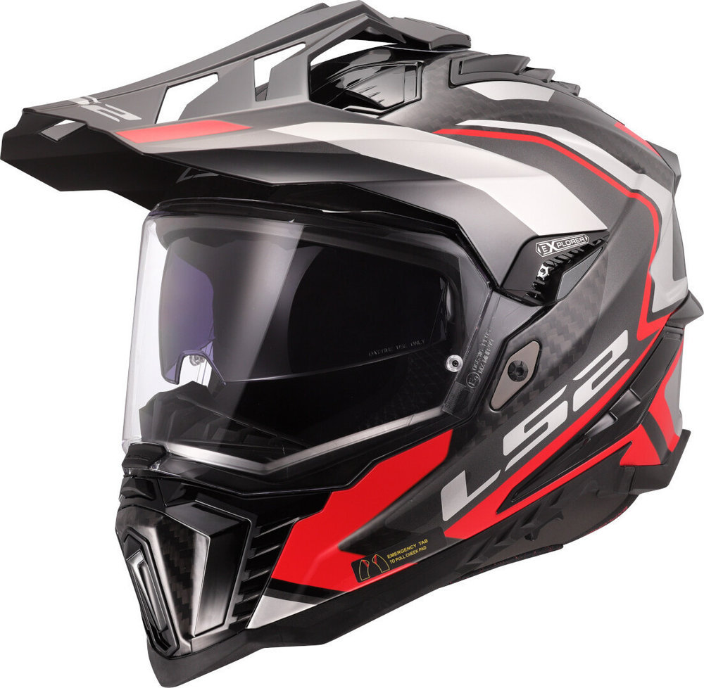 LS2 MX701 Explorer Carbon Frontier II Motocross Helmet