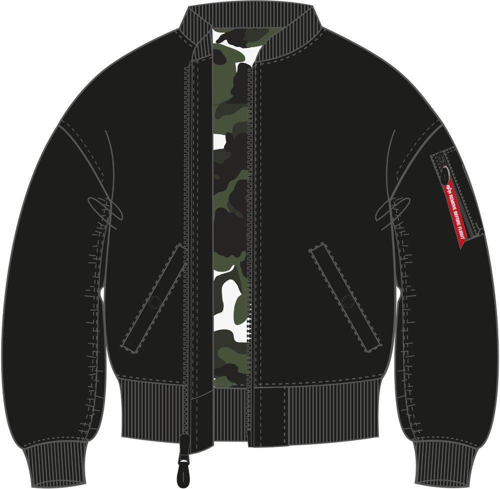 Alpha Industries MA-1 OS Rev.Fur Ladies Jacket