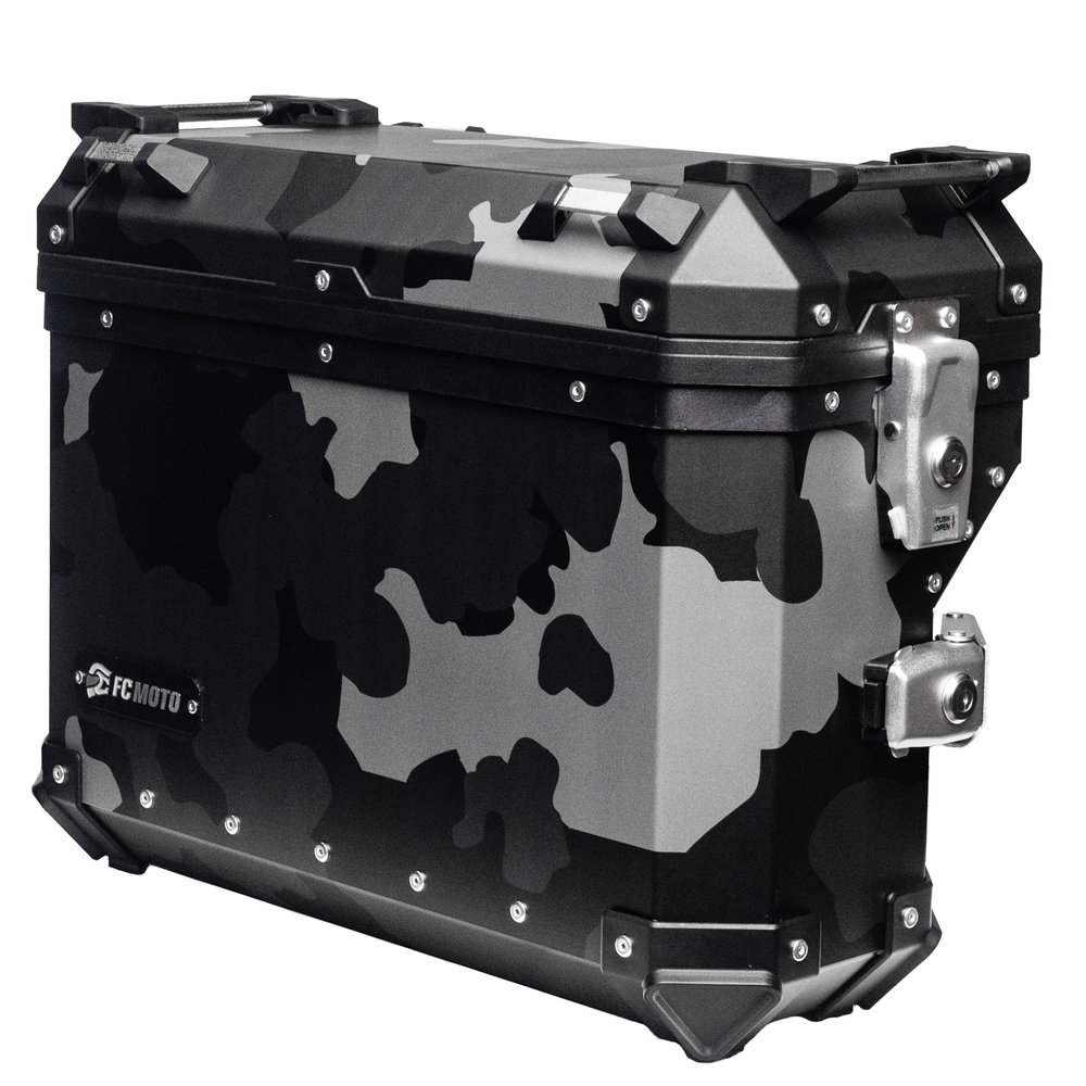 FC-Moto Terreno EVO Camo 36 L Alu Side Case left with cutout