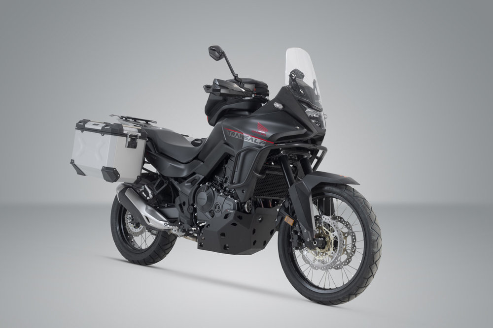 SW-Motech TRAX ADV aluminium case system - Silver. 45/45L. Honda XL750 Transalp (22-).