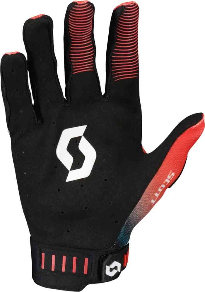 Scott Podium Pro Fast Red Motocross Gloves