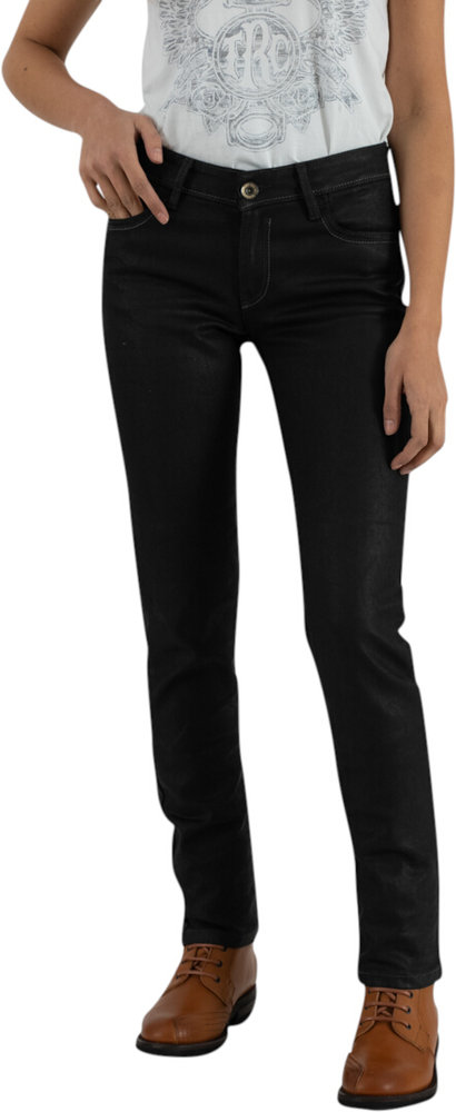 Rokker RT Mid Waist Slim Ladies Motorcycle Jeans
