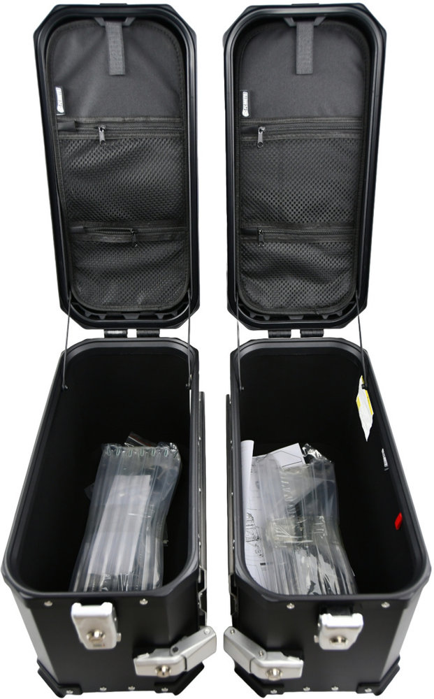 FC-Moto Terreno EVO Black 28 L Alu Side Case Set + Lock Cylinder Set