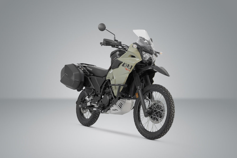 SW-Motech AERO ABS side case system - 2x25 l. Kawasaki KLR650 (08-18).