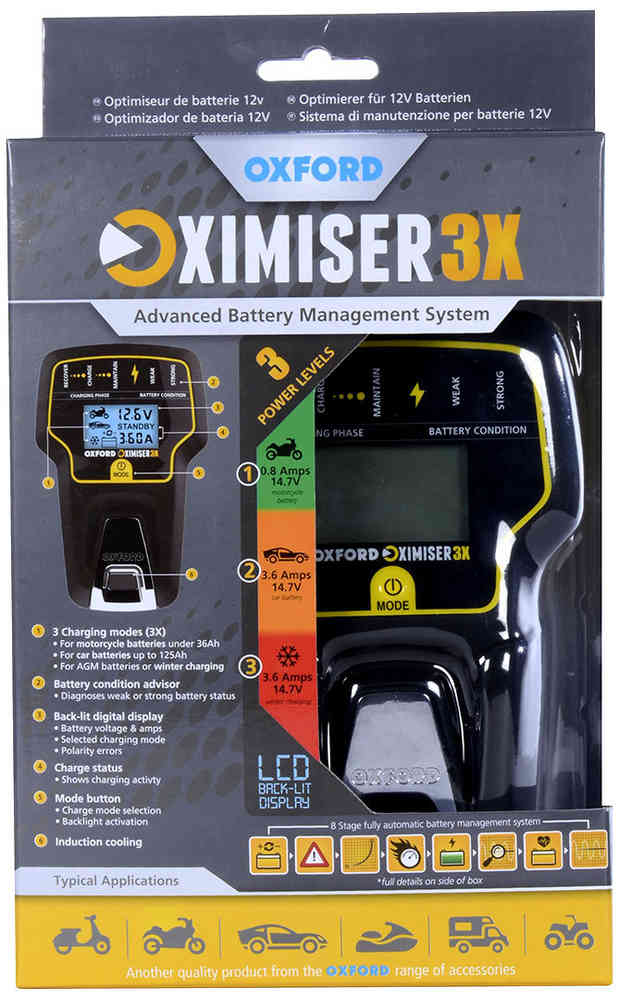 Oxford Oximiser 3X EU Battery Charger