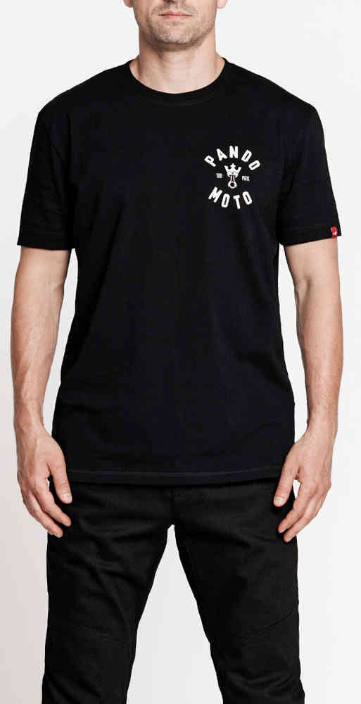 Pando Moto Mike Red Skull T-Shirt