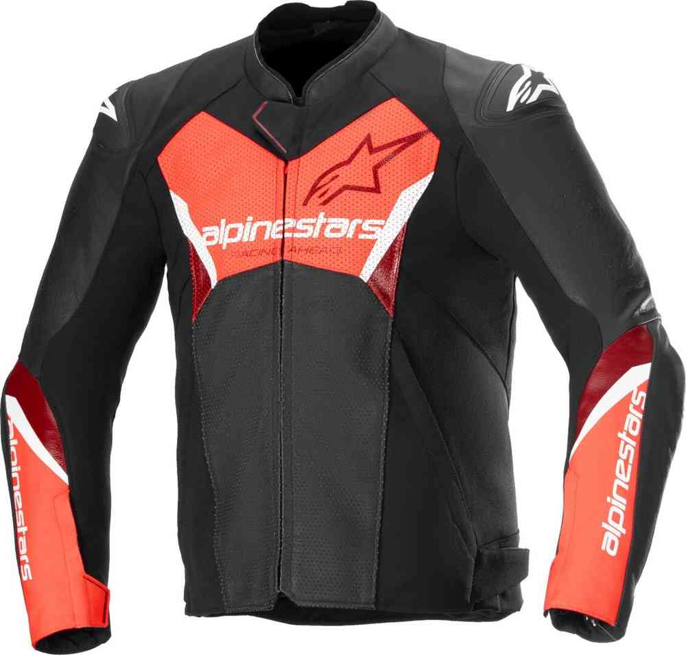 Alpinestars Faster V3 Airflow perforated Motorcycle Leather- / Textile Jacket