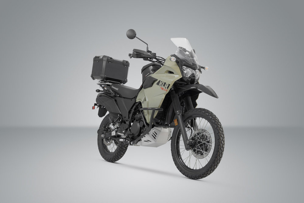 SW-Motech TRAX ADV top case system - Black. Kawasaki KLR 650 (22-).