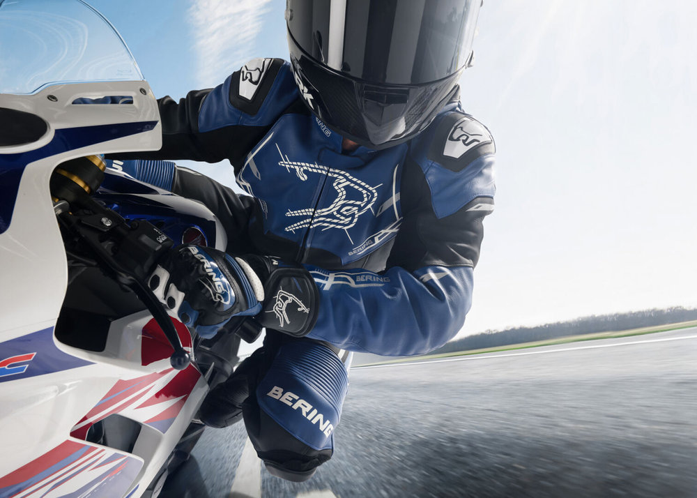 Bering Snap Motorcycle Leather/Textile Jacket