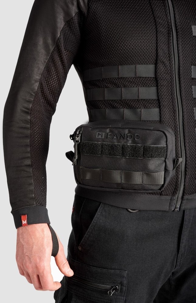 Pando Moto Pouch Black Accessory Bag