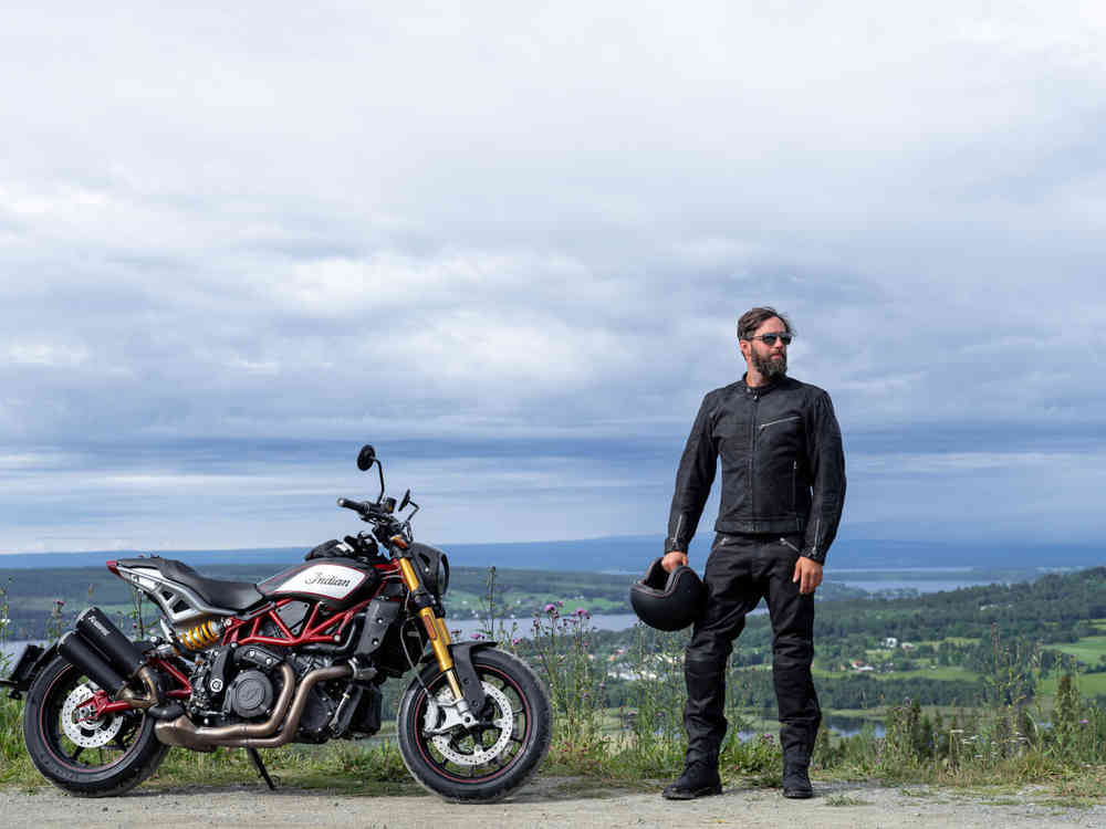 Halvarssons Sandtorp Motorcycle Leather Jacket