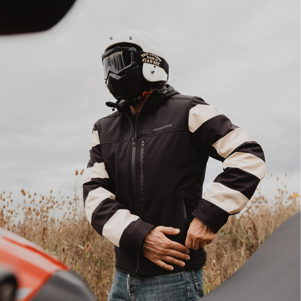 HolyFreedom Prison Softshell Motorcycle Textile Jacket