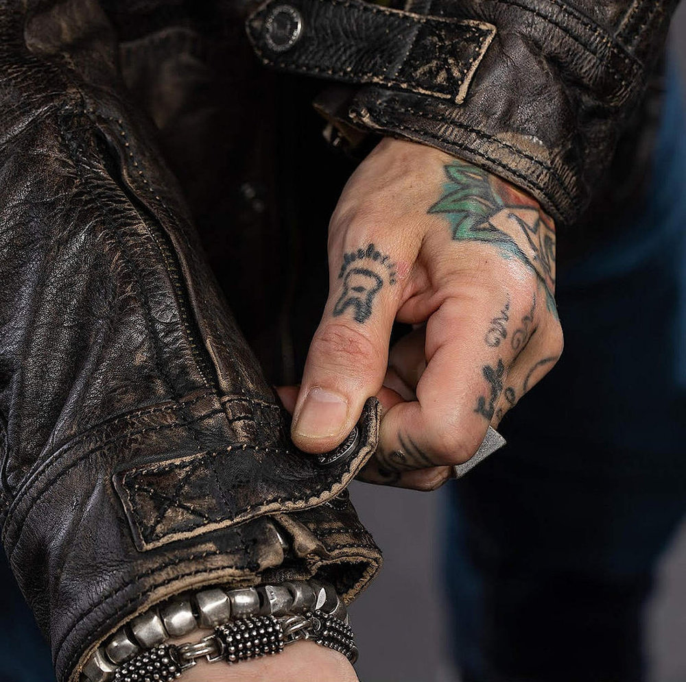 HolyFreedom Quattro Evolution Motorcycle Leather Jacket