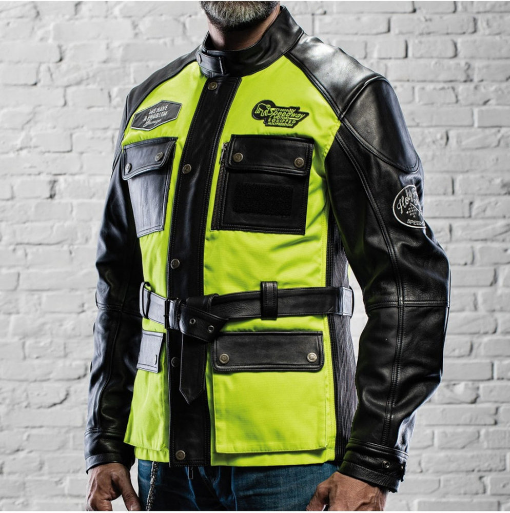 HolyFreedom Quattro Vision Motorcycle Leather/Textile Jacket